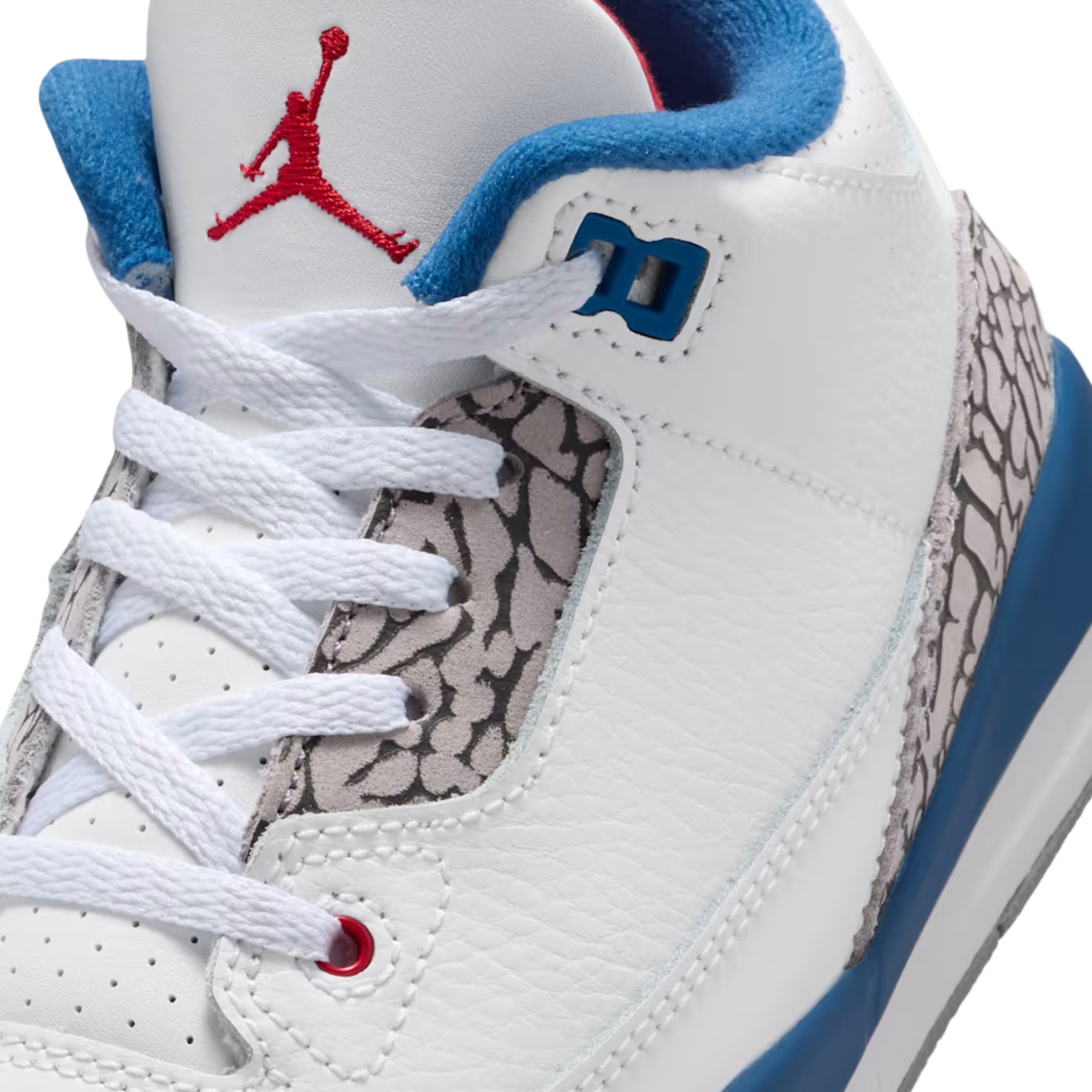 (PS) Air Jordan 3 Retro OG "True Blue" (2026) [DM0966-104] Sneakers in White | FOOT NINJAS [7]