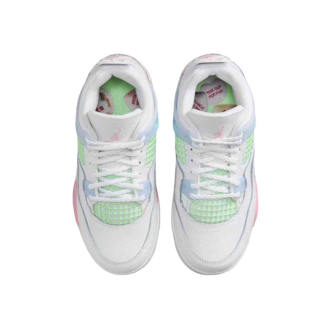 (PS) Air Jordan 4 Retro "Valentine's Day / Pastel" (2026) [IB7069-100] Sneakers in Multicolor | FOOT NINJAS {4}