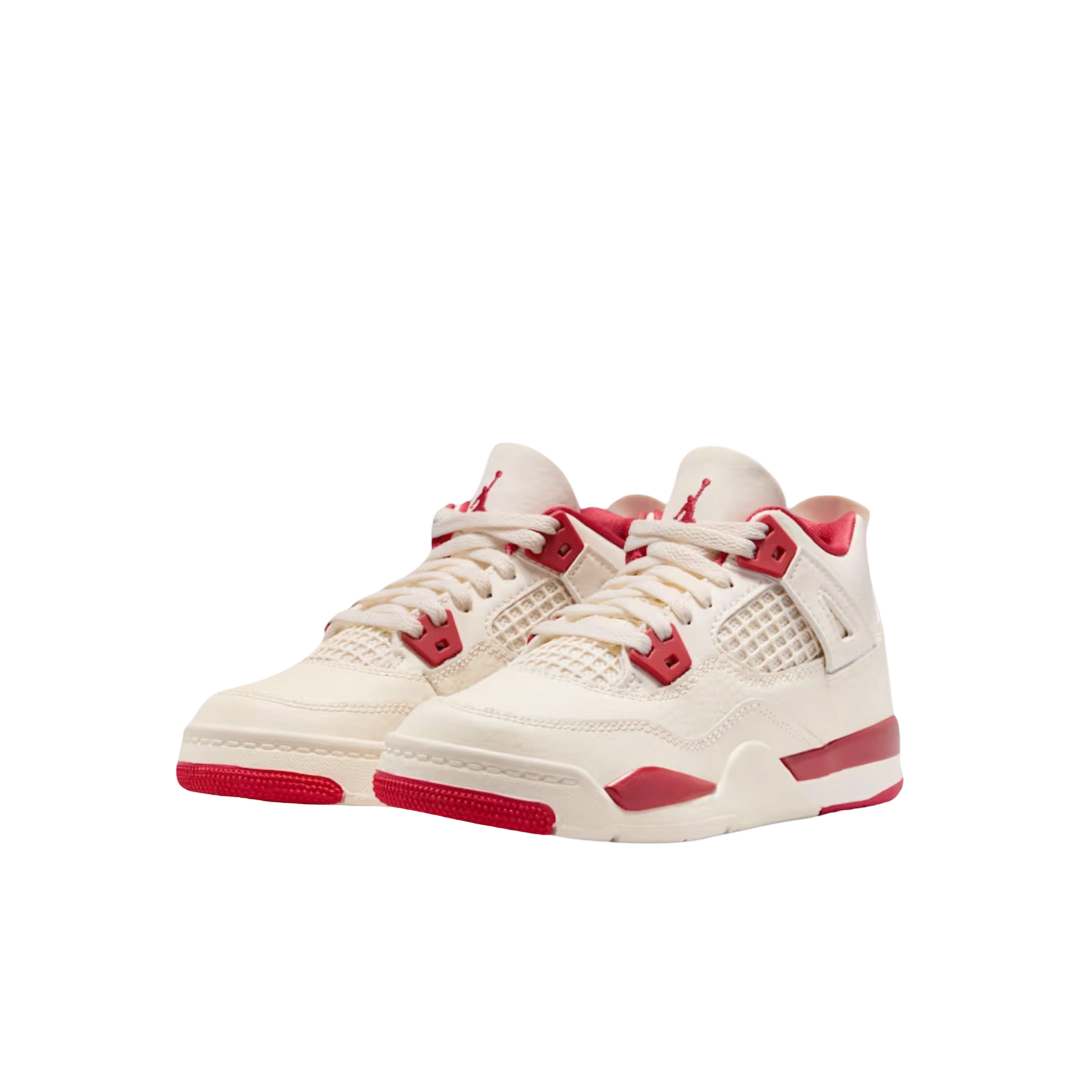 (PS) Air Jordan 4 Retro "Valentine’s Day / Sierra Red" (2026) [HV4385-108] Sneakers in Beige | FOOT NINJAS {3}
