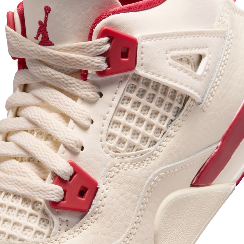 (PS) Air Jordan 4 Retro "Valentine’s Day / Sierra Red" (2026) [HV4385-108] Sneakers in Beige | FOOT NINJAS {7}