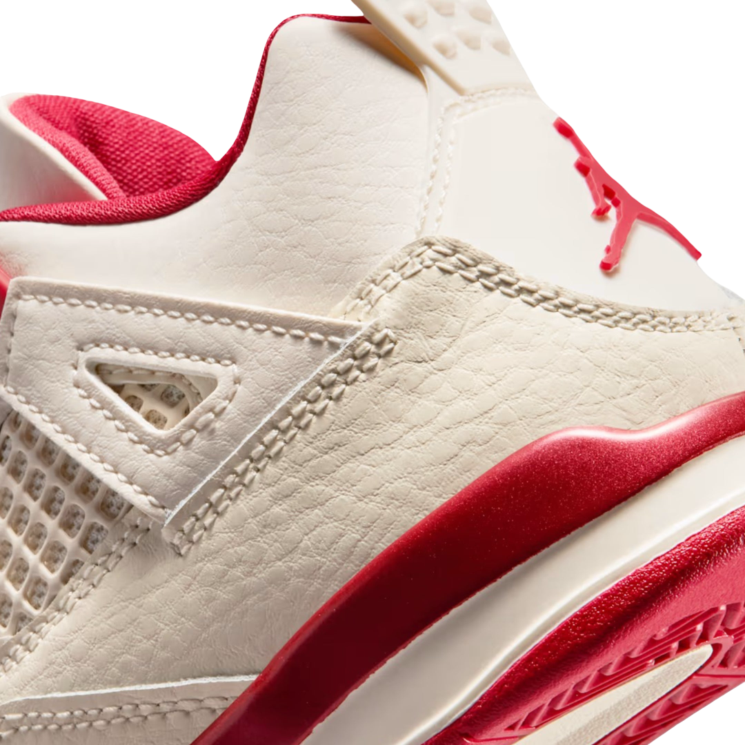 (PS) Air Jordan 4 Retro "Valentine’s Day / Sierra Red" (2026) [HV4385-108] Sneakers in Beige | FOOT NINJAS {8}