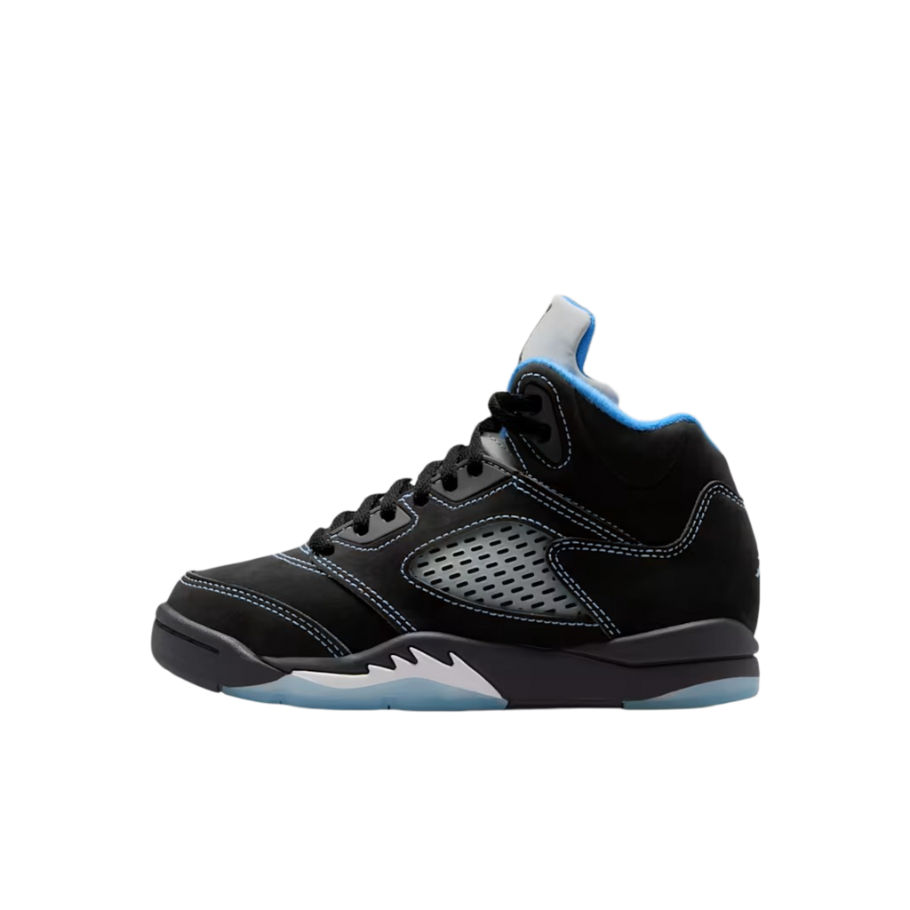 (PS) Air Jordan 5 Retro "Black Carolina / UNC University Blue" (2026) [440889-008] Sneakers in Black | FOOT NINJAS [1]