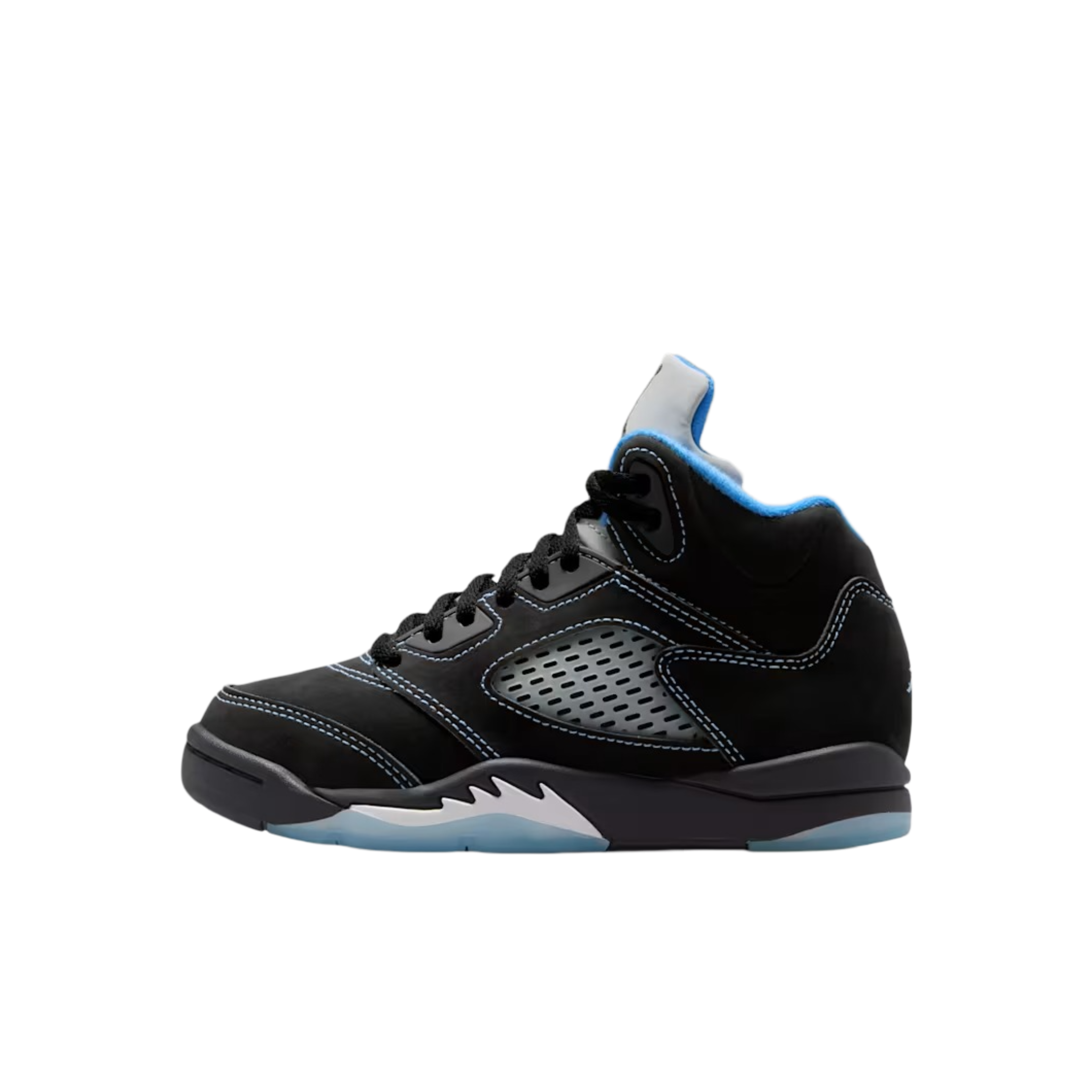 (PS) Air Jordan 5 Retro "Black Carolina / UNC University Blue" (2026) [440889-008] Sneakers in Black | FOOT NINJAS [1]