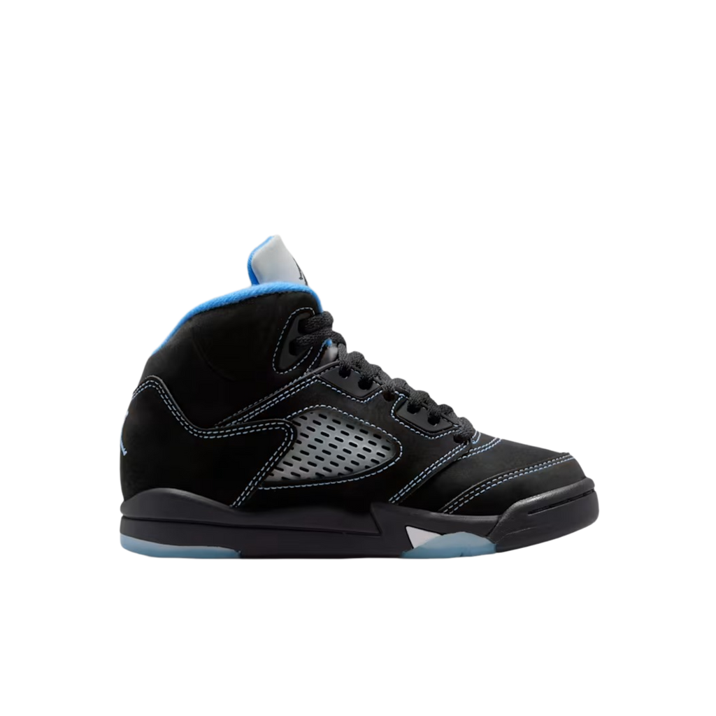 (PS) Air Jordan 5 Retro "Black Carolina / UNC University Blue" (2026) [440889-008] Sneakers in Black | FOOT NINJAS [2]
