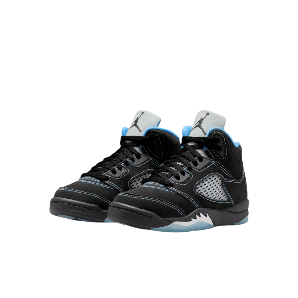 (PS) Air Jordan 5 Retro "Black Carolina / UNC University Blue" (2026) [440889-008] Sneakers in Black | FOOT NINJAS [3]