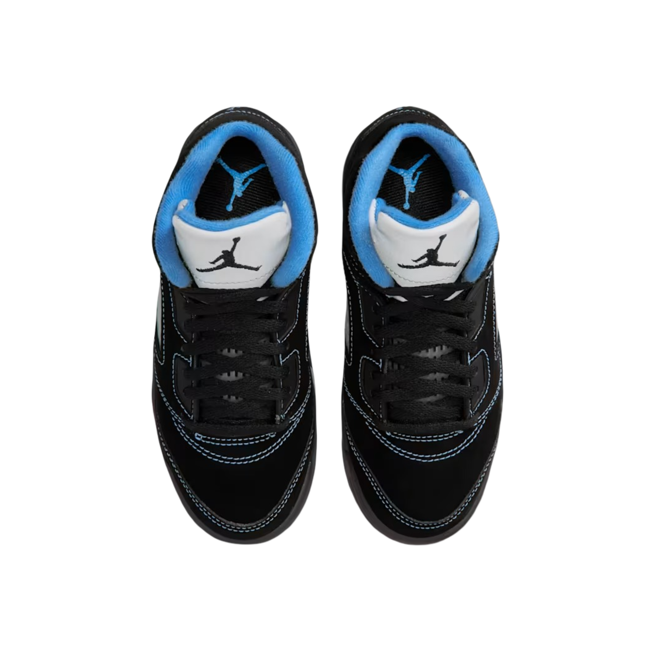 (PS) Air Jordan 5 Retro "Black Carolina / UNC University Blue" (2026) [440889-008] Sneakers in Black | FOOT NINJAS [4]