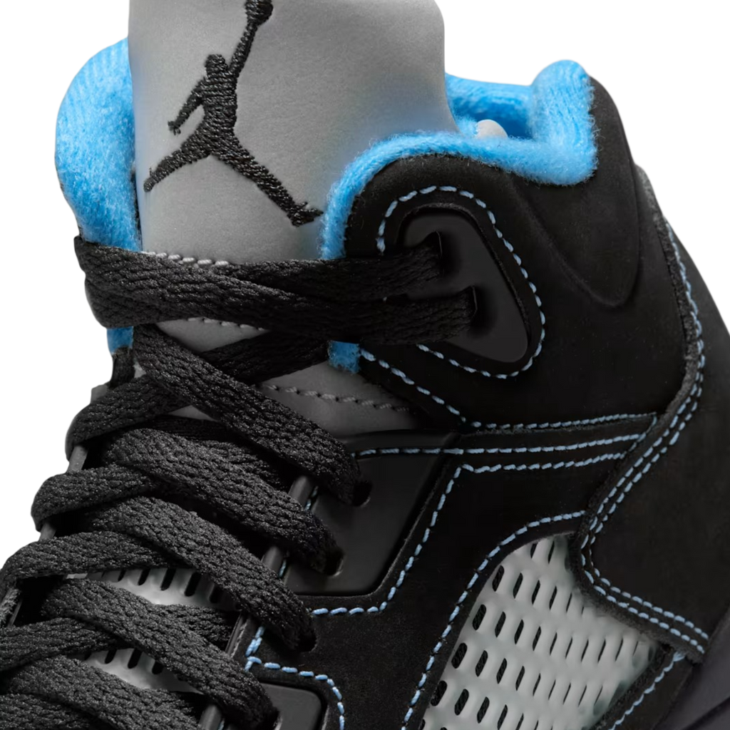 (PS) Air Jordan 5 Retro "Black Carolina / UNC University Blue" (2026) [440889-008] Sneakers in Black | FOOT NINJAS [7]