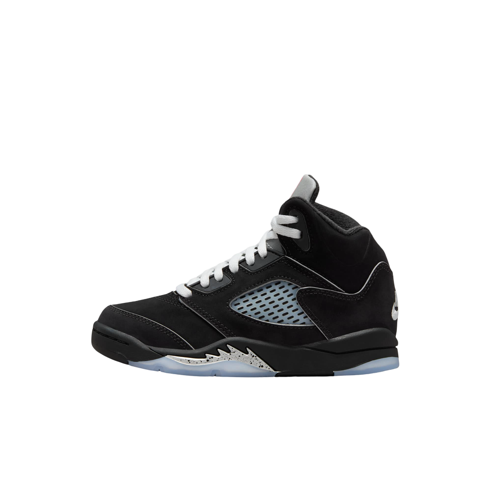 (PS) Air Jordan 5 Retro "Reimagined Black / Metallic Silver" (2025) [HF3978-001] Sneakers in Black | FOOT NINJAS {1}