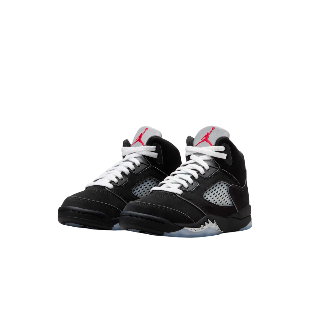(PS) Air Jordan 5 Retro "Reimagined Black / Metallic Silver" (2025) [HF3978-001] Sneakers in Black | FOOT NINJAS {3}