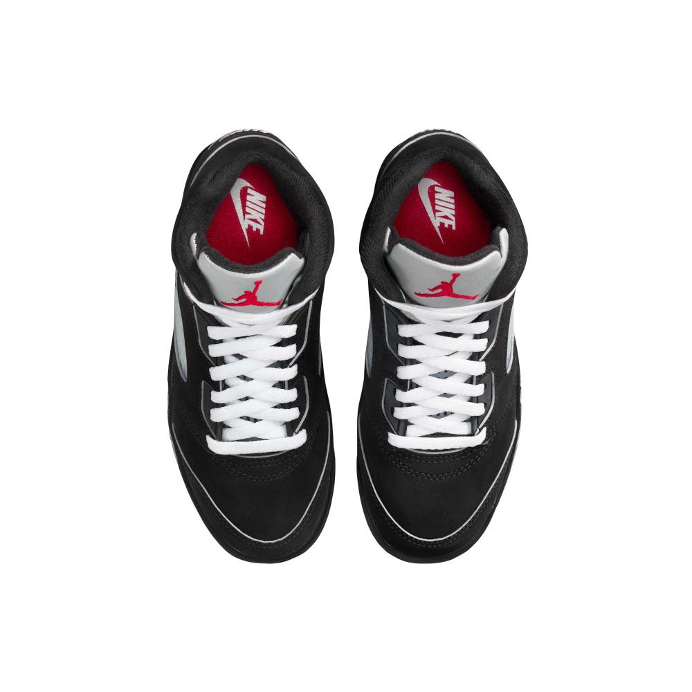 (PS) Air Jordan 5 Retro "Reimagined Black / Metallic Silver" (2025) [HF3978-001] Sneakers in Black | FOOT NINJAS {4}