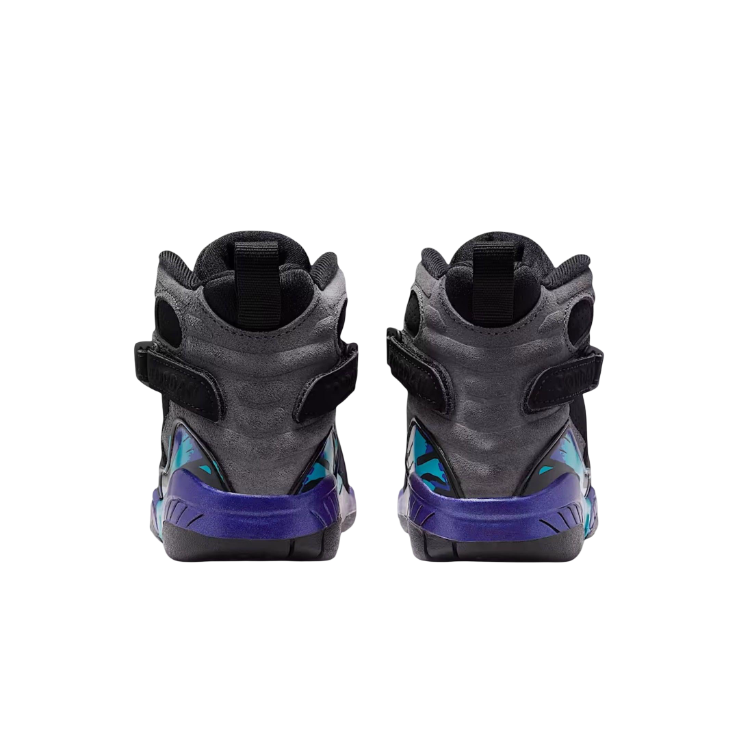 (PS) Air Jordan 8 Retro "Aqua" (2025) [305369-006] Sneakers in Black | FOOT NINJAS {5}
