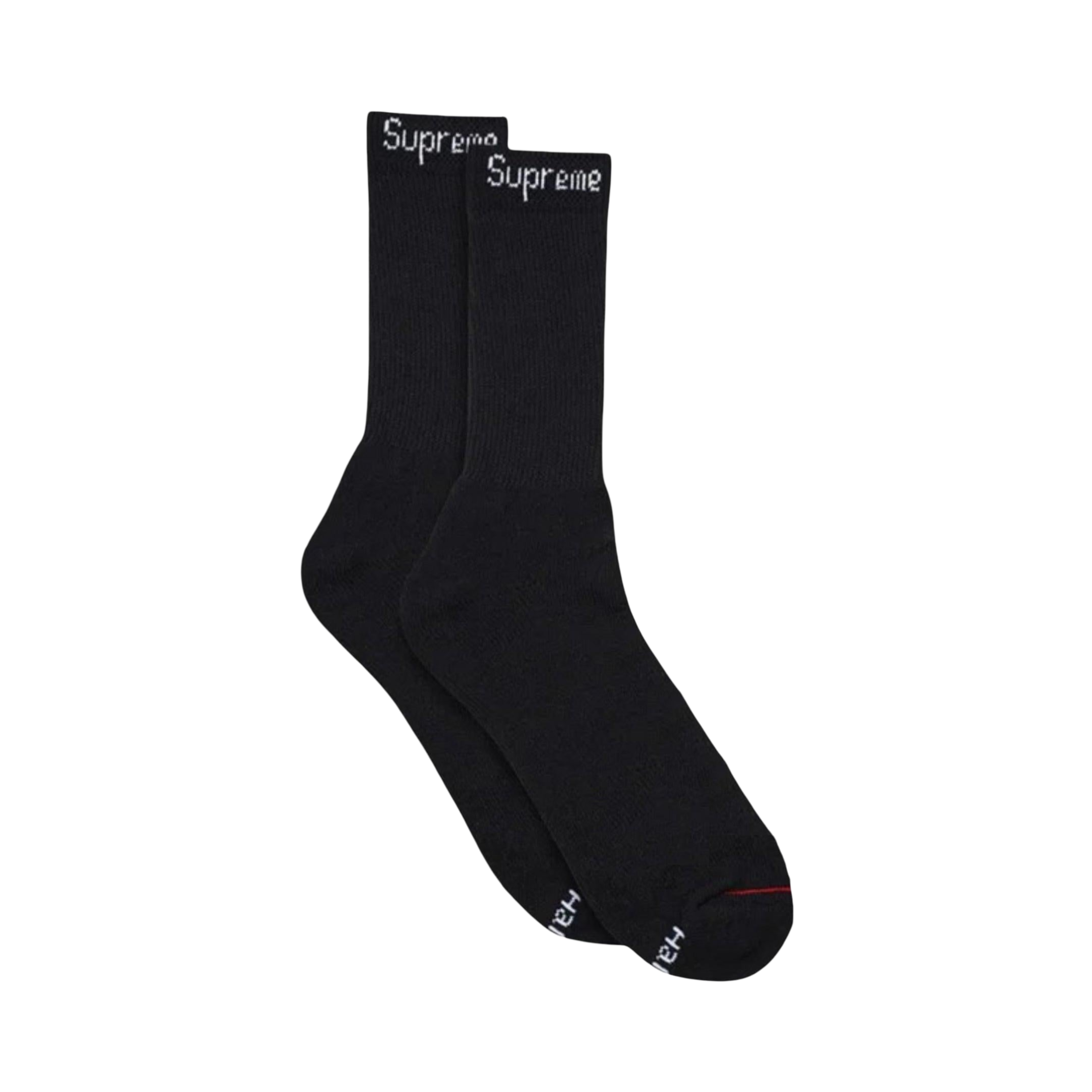 Supreme x Hanes Cushion Crew Socks (1 Single Pair of Socks) | FOOT NINJAS {5}