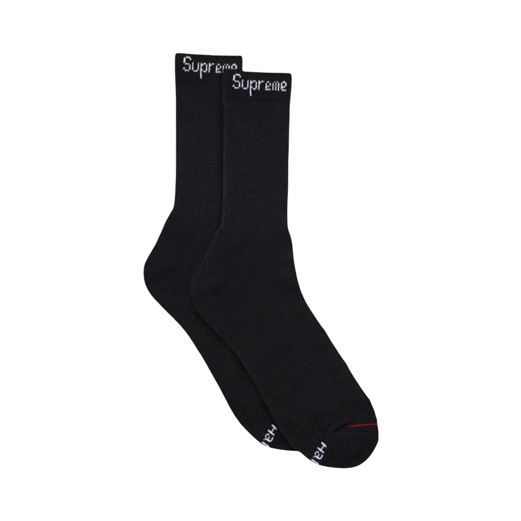 Supreme x Hanes Cushion Crew Socks (1 Single Pair of Socks) | FOOT NINJAS {2}