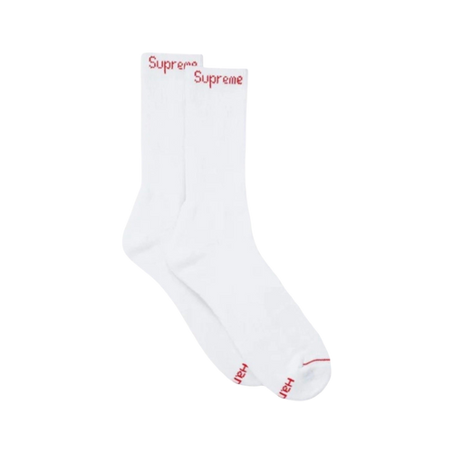 Supreme x Hanes Cushion Crew Socks (1 Single Pair of Socks) | FOOT NINJAS {2}