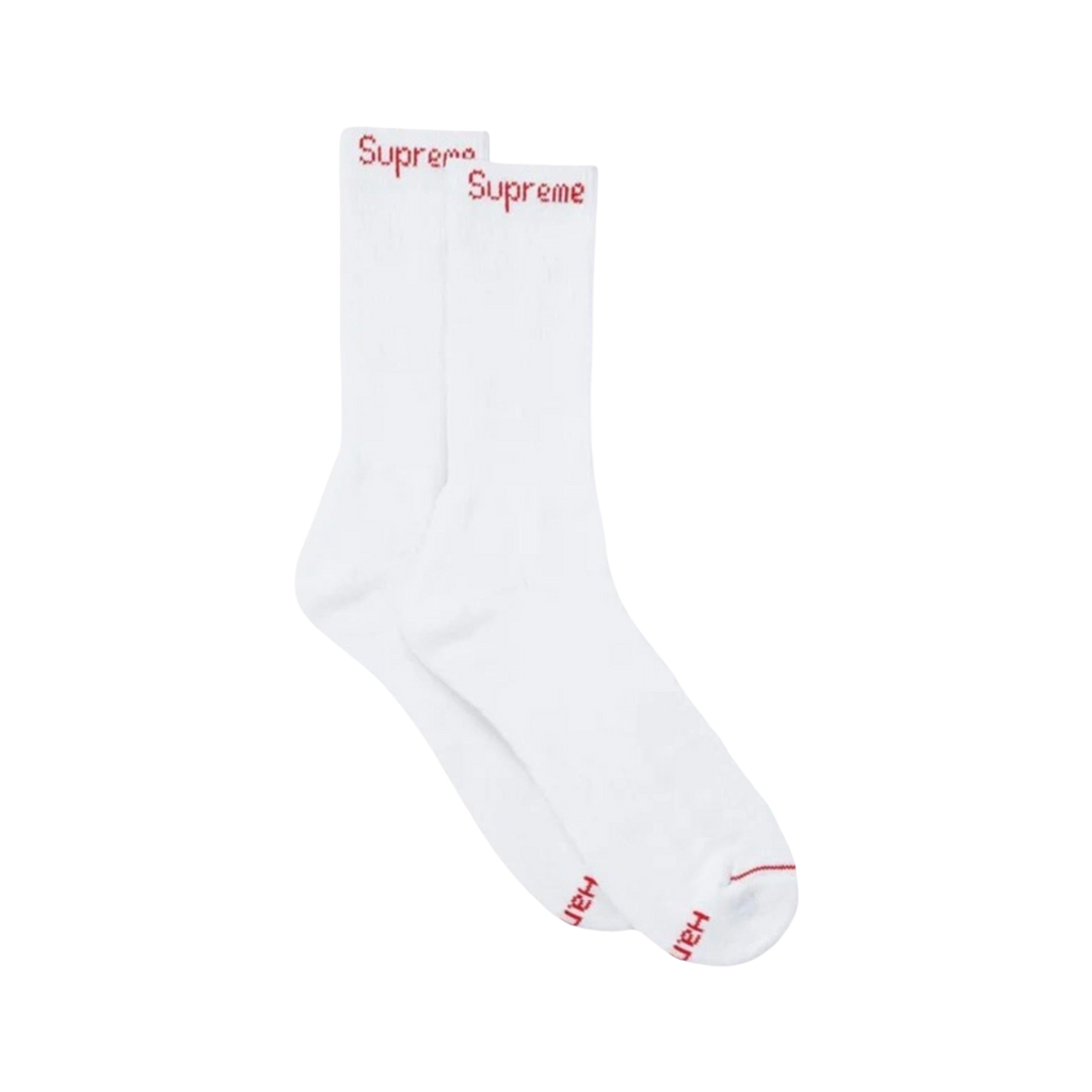 Supreme x Hanes Cushion Crew Socks (1 Single Pair of Socks) | FOOT NINJAS {5}