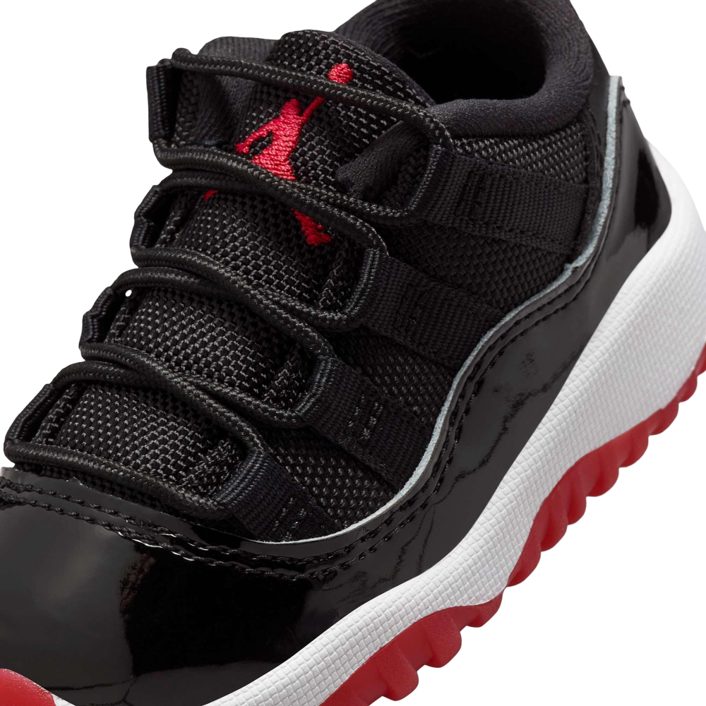 (TD) Air Jordan 11 Retro Low "Playoffs / Bred" (2025) [FV5120-006] Sneakers in Black | FOOT NINJAS {7}
