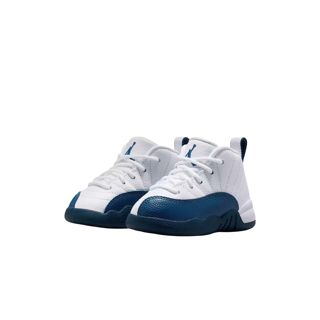(TD) Air Jordan 12 Retro "White / French Blue" (2025) [850000-114] Sneakers in Blue | FOOT NINJAS {3}