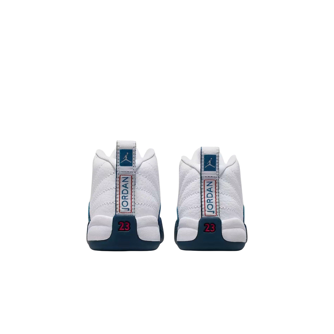 (TD) Air Jordan 12 Retro "White / French Blue" (2025) [850000-114] Sneakers in Blue | FOOT NINJAS {5}