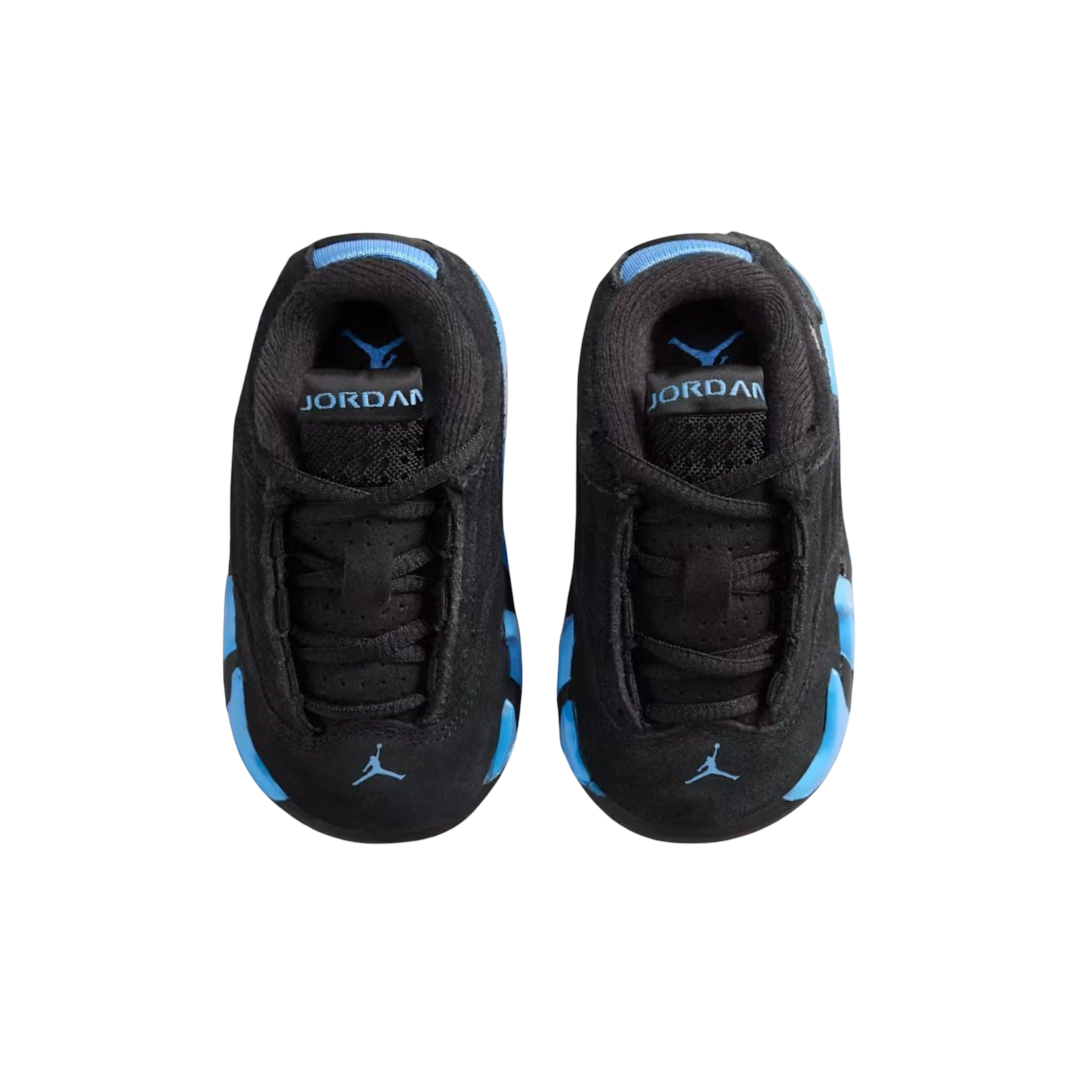 (TD) Air Jordan 14 Retro "Black / UNC University Blue" (2026) [312093-007] Sneakers in Black | FOOT NINJAS {4}