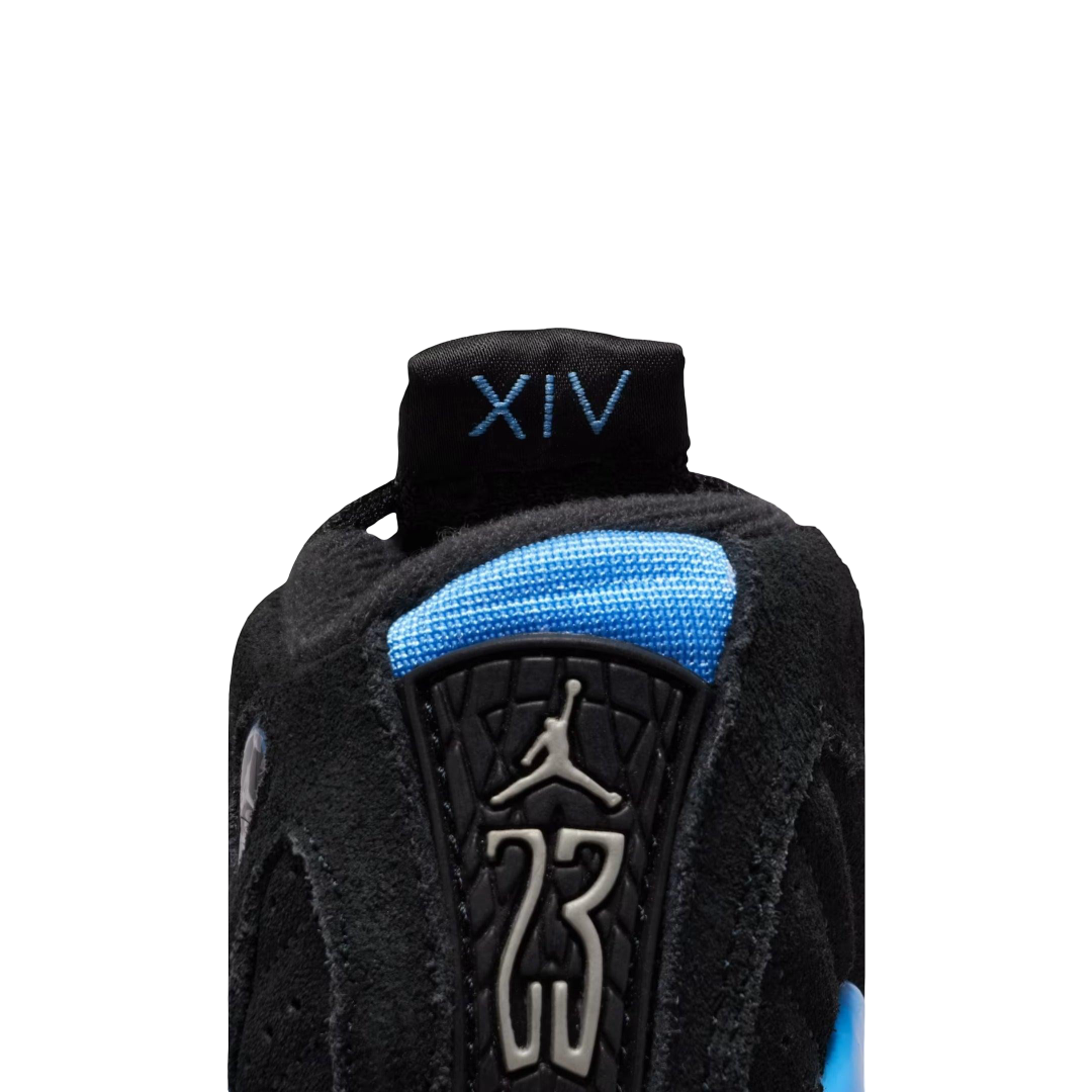 (TD) Air Jordan 14 Retro "Black / UNC University Blue" (2026) [312093-007] Sneakers in Black | FOOT NINJAS {8}