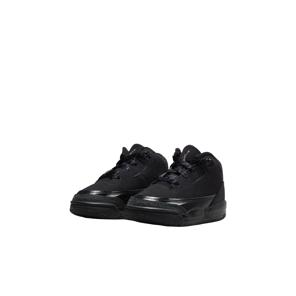 (TD) Air Jordan 3 Retro "Black Cat" (2025) [DM0968-001] Sneakers in Black | FOOT NINJAS {3}