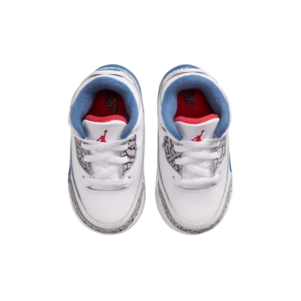 (TD) Air Jordan 3 Retro OG "True Blue" (2026) [DM0968-104] Sneakers in White | FOOT NINJAS [4]