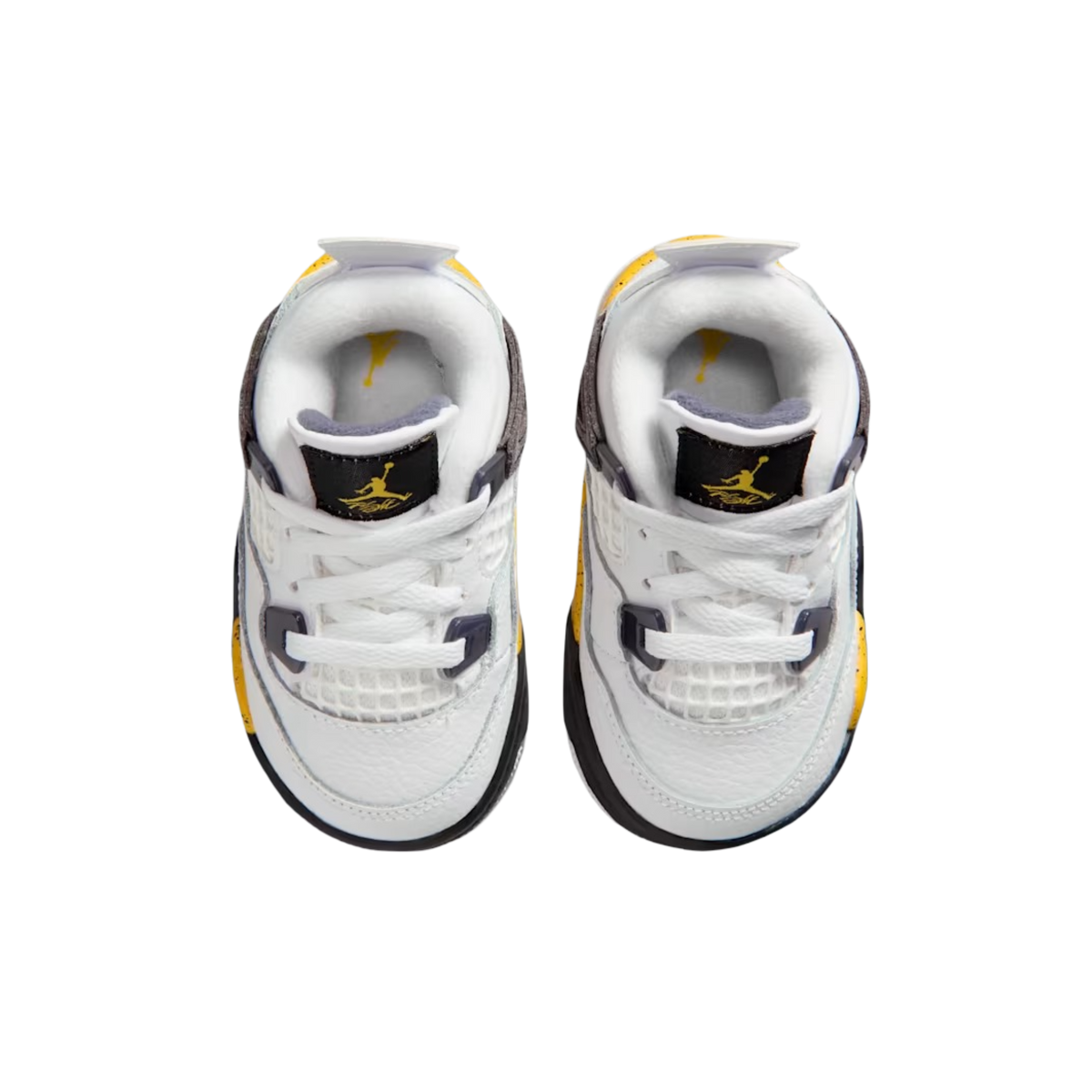 (TD) Air Jordan 4 Retro "Rare Air / Tour Yellow" (2026) [BQ7670-102] Sneakers in White | FOOT NINJAS {4}