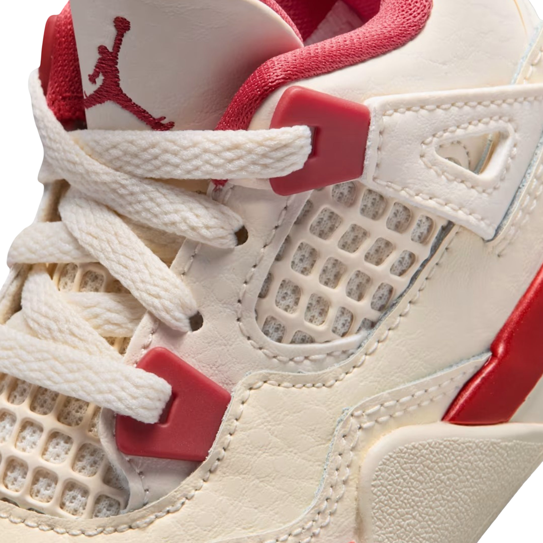 (TD) Air Jordan 4 Retro "Valentine’s Day / Sierra Red" (2026) [HV4384-108] Sneakers in Beige | FOOT NINJAS {7}
