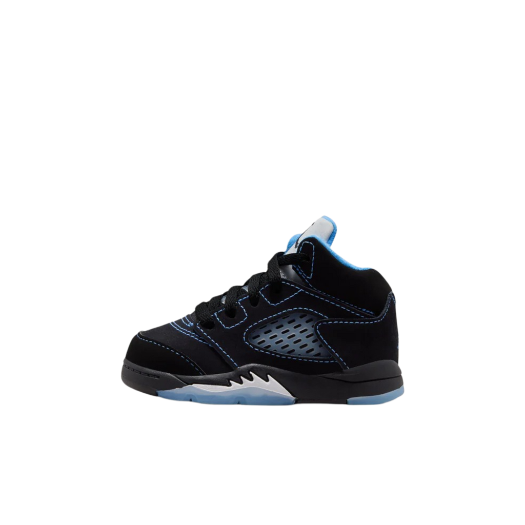 (TD) Air Jordan 5 Retro "Black Carolina / UNC University Blue" (2026) [440890-008] Sneakers in Black | FOOT NINJAS [1]
