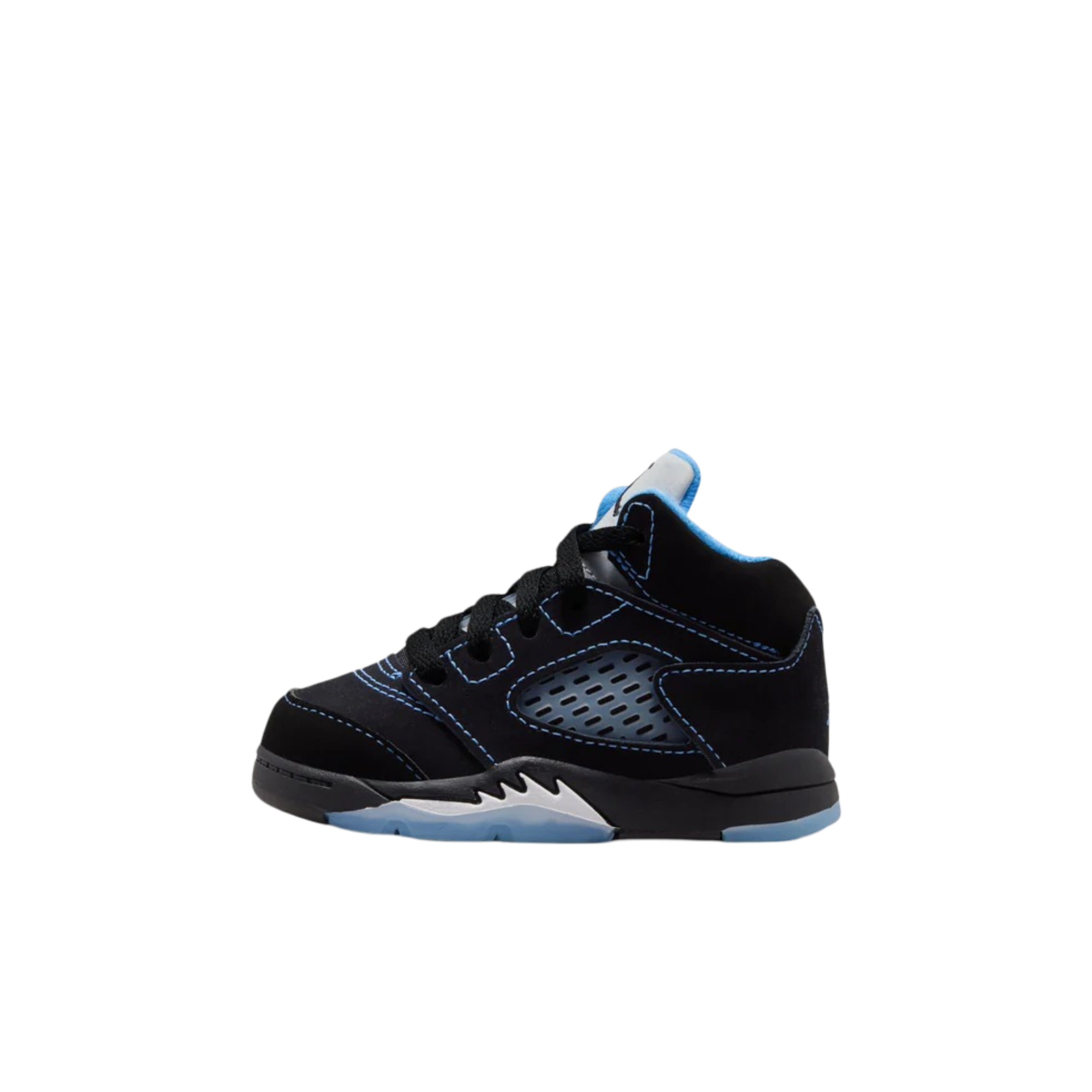 (TD) Air Jordan 5 Retro "Black Carolina / UNC University Blue" (2026) [440890-008] Sneakers in Black | FOOT NINJAS [1]