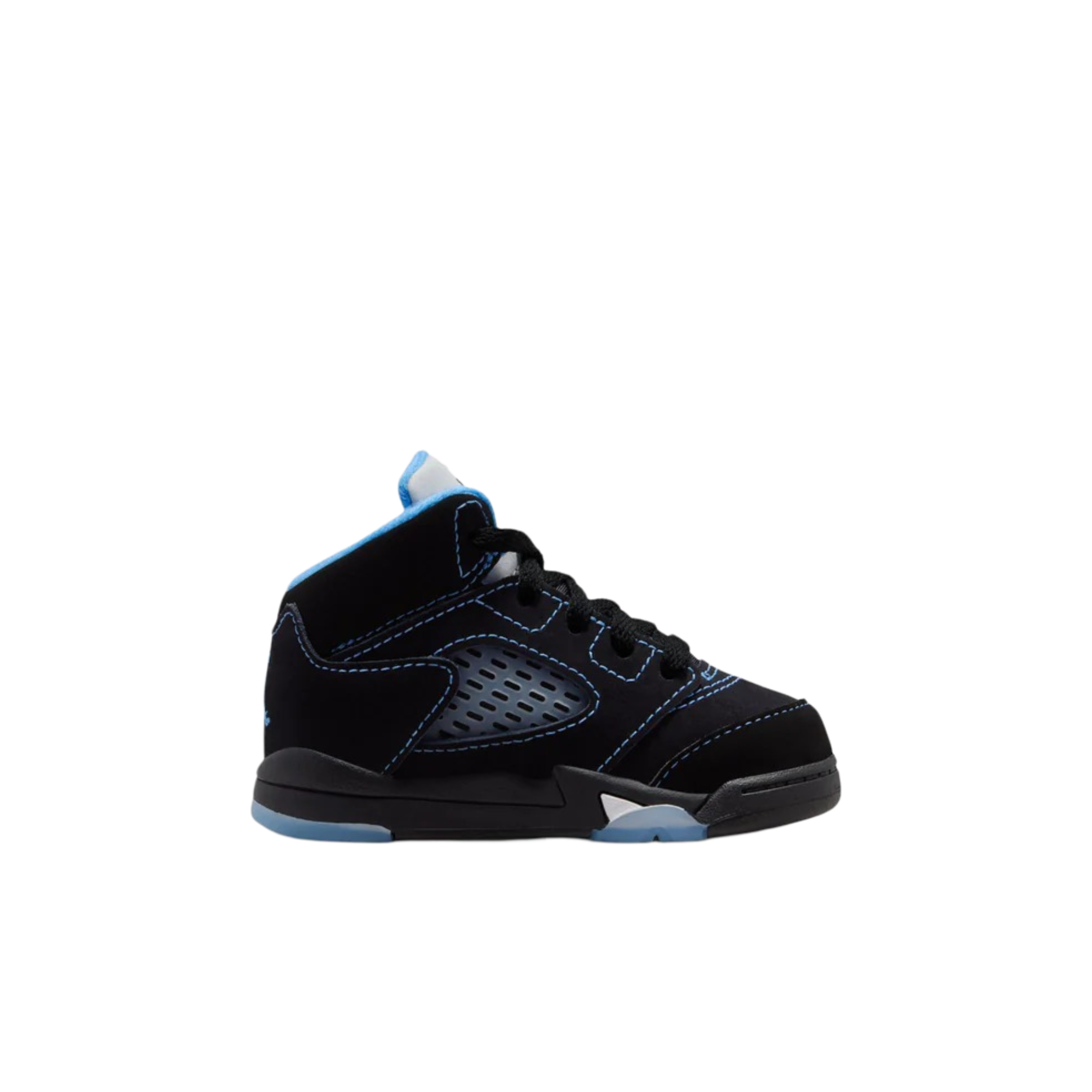 (TD) Air Jordan 5 Retro "Black Carolina / UNC University Blue" (2026) [440890-008] Sneakers in Black | FOOT NINJAS [2]
