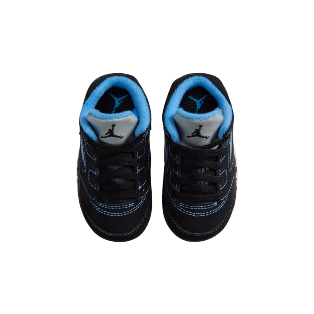 (TD) Air Jordan 5 Retro "Black Carolina / UNC University Blue" (2026) [440890-008] Sneakers in Black | FOOT NINJAS [4]