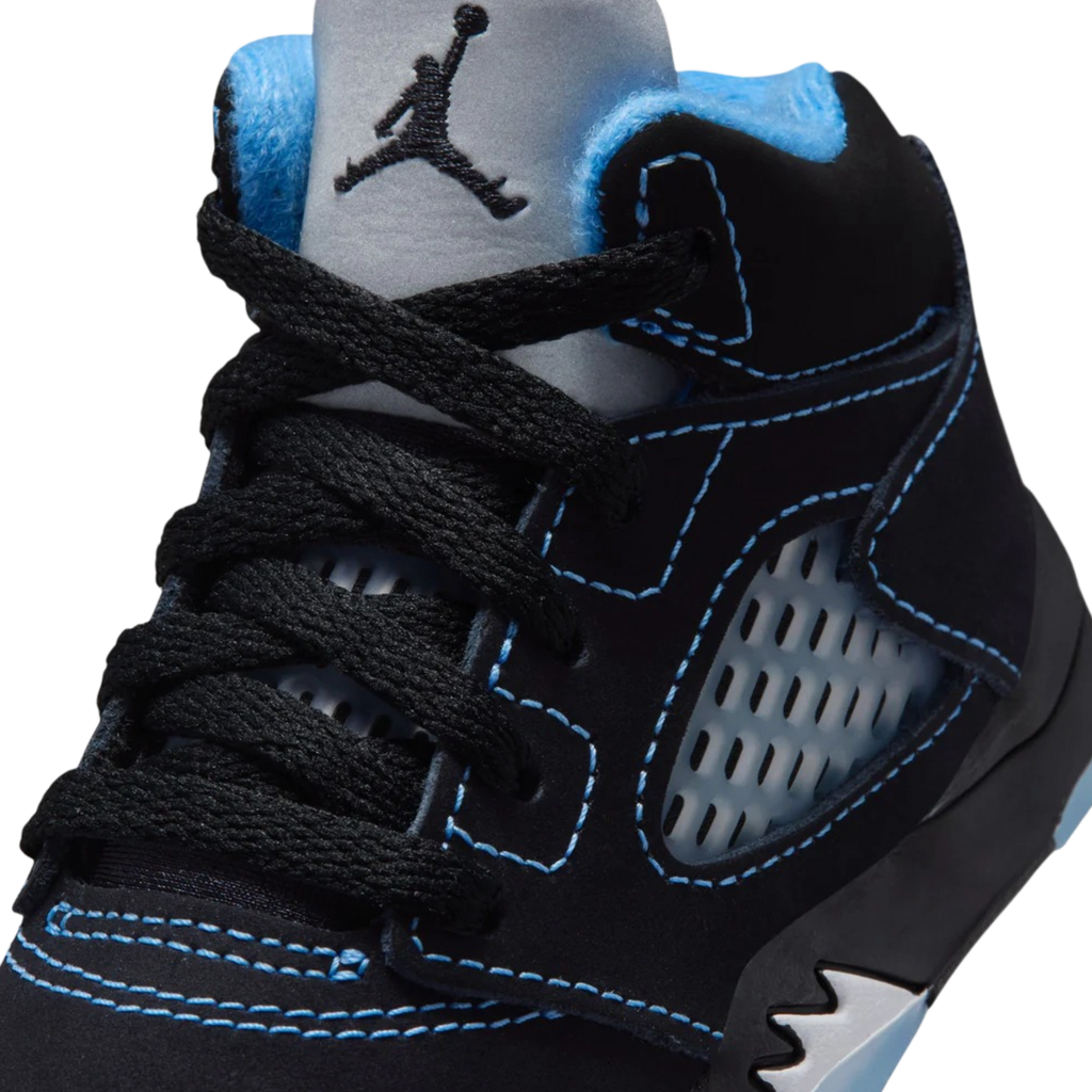 (TD) Air Jordan 5 Retro "Black Carolina / UNC University Blue" (2026) [440890-008] Sneakers in Black | FOOT NINJAS [7]