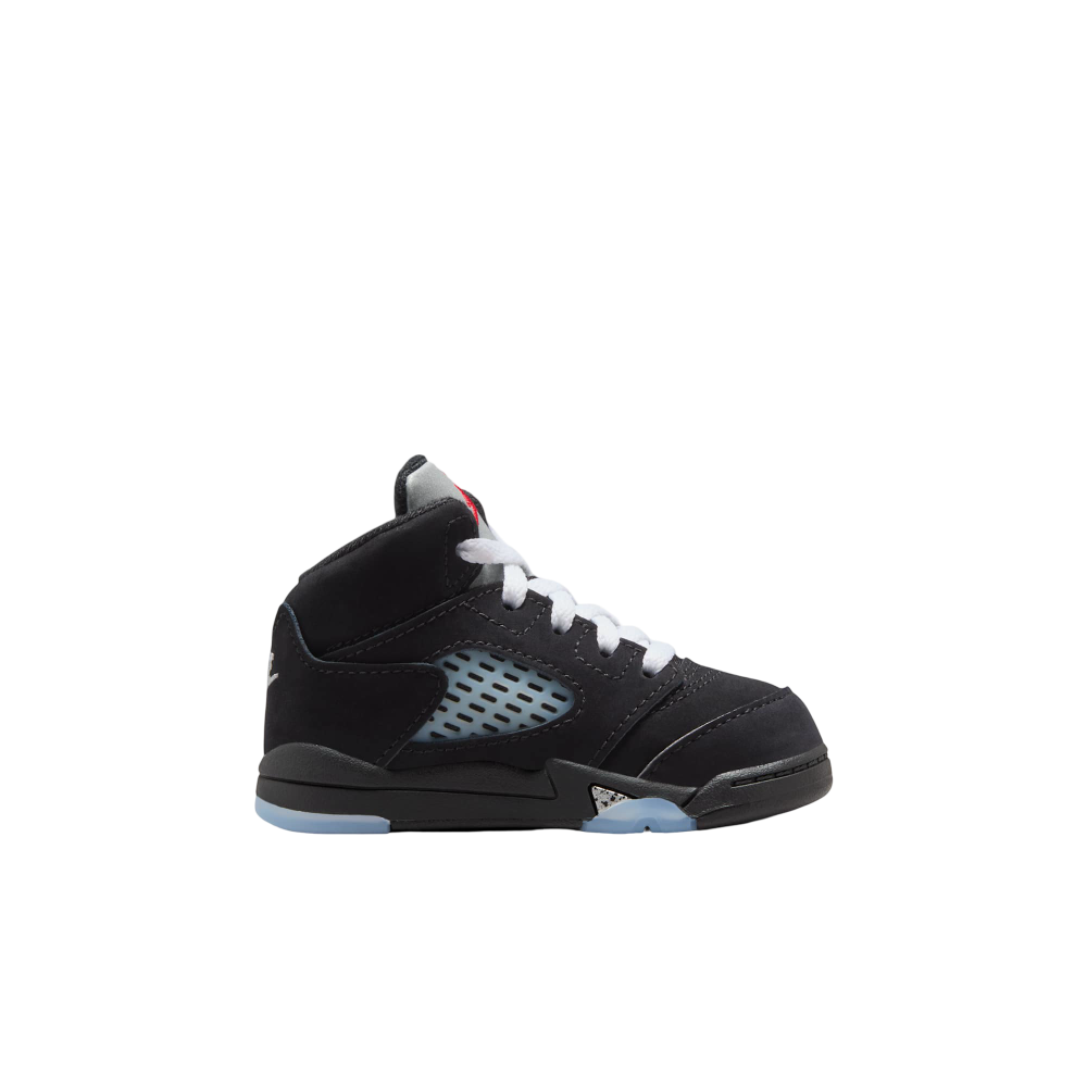 (TD) Air Jordan 5 Retro "Reimagined Black / Metallic Silver" (2025) [HF3977-001] Sneakers in Black | FOOT NINJAS {2}