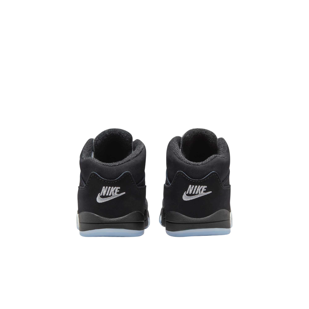 (TD) Air Jordan 5 Retro "Reimagined Black / Metallic Silver" (2025) [HF3977-001] Sneakers in Black | FOOT NINJAS {5}