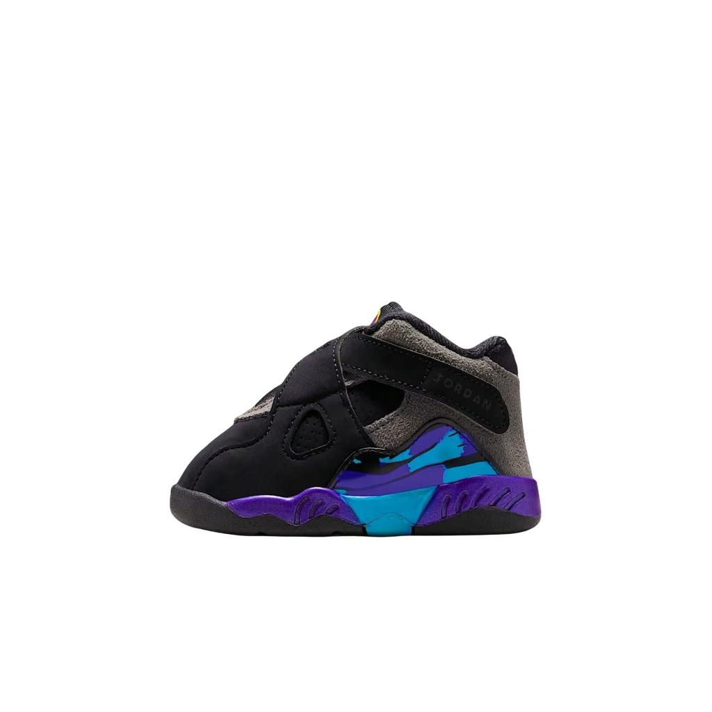 (TD) Air Jordan 8 Retro "Aqua" (2025) [305360-006] Sneakers in Black | FOOT NINJAS {1}