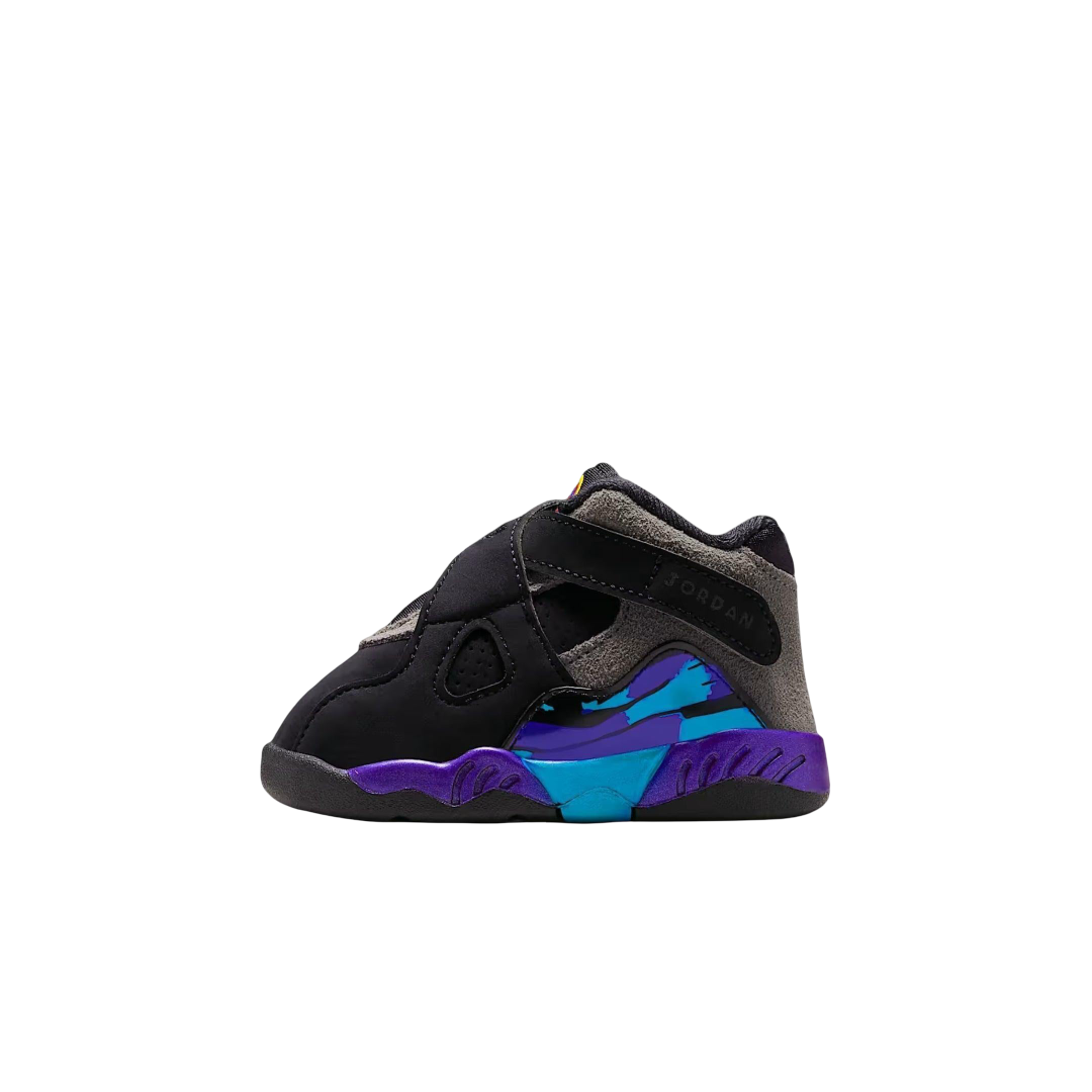 (TD) Air Jordan 8 Retro "Aqua" (2025) [305360-006] Sneakers in Black | FOOT NINJAS {1}