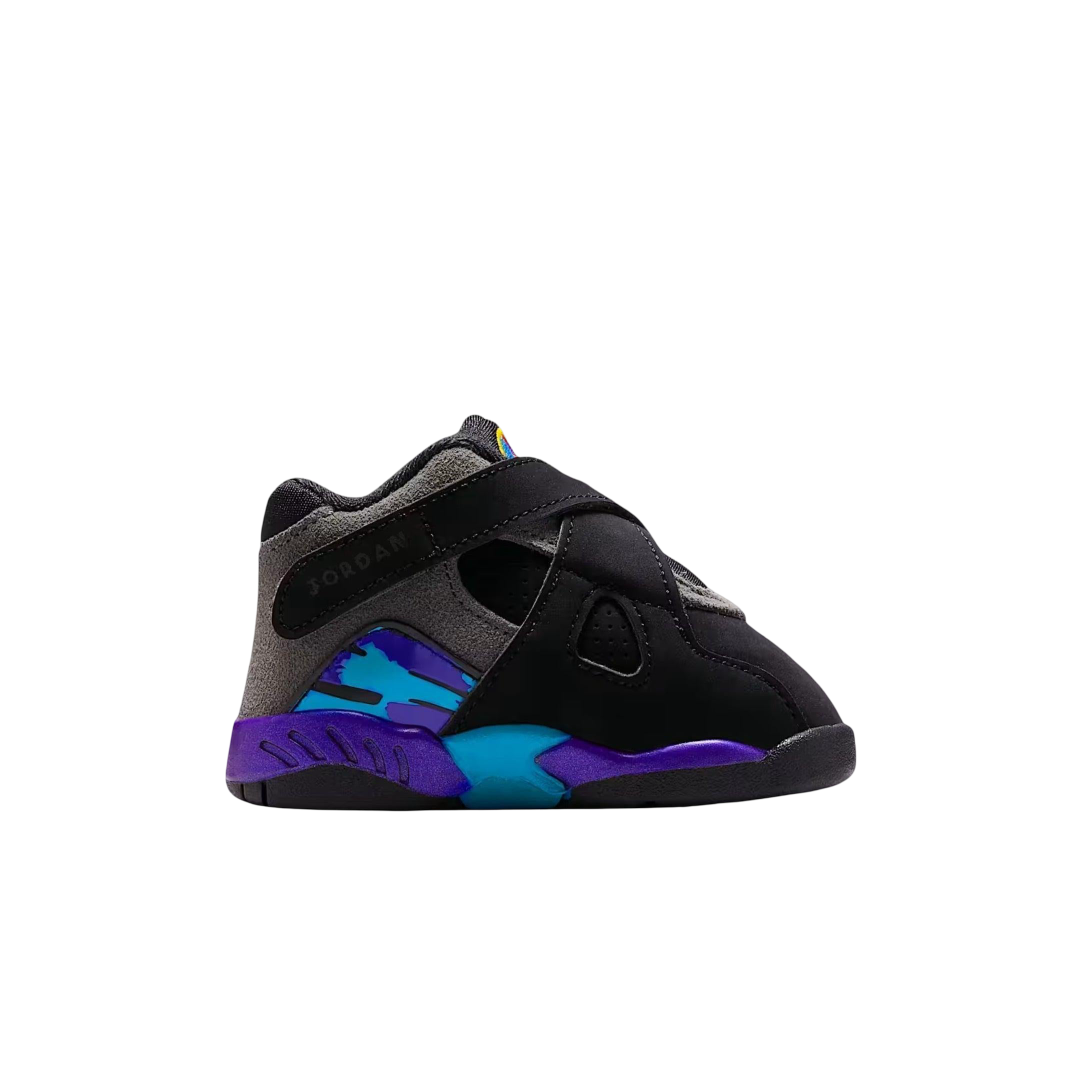 (TD) Air Jordan 8 Retro "Aqua" (2025) [305360-006] Sneakers in Black | FOOT NINJAS {2}