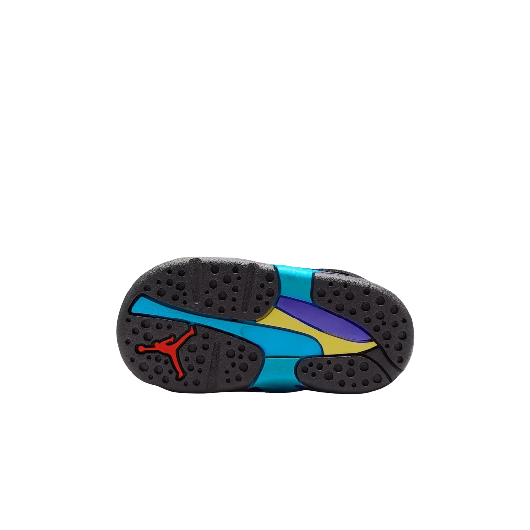(TD) Air Jordan 8 Retro "Aqua" (2025) [305360-006] Sneakers in Black | FOOT NINJAS {6}