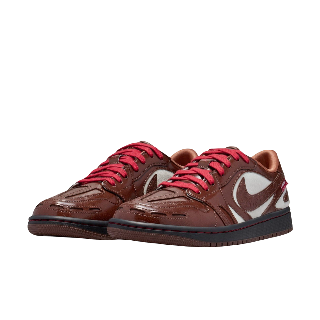 (Women's) Air Jordan 1 Low MM Method of Make V3 "YOTH Year Of The Horse / Lunar New Year" (2026) [IQ1106-220] Sneakers in Brown | FOOT NINJAS {3}