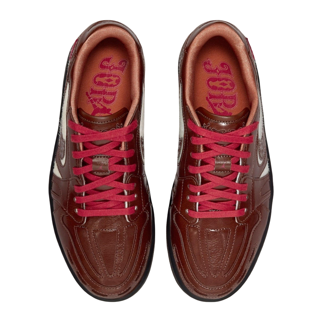(Women's) Air Jordan 1 Low MM Method of Make V3 "YOTH Year Of The Horse / Lunar New Year" (2026) [IQ1106-220] Sneakers in Brown | FOOT NINJAS {4}