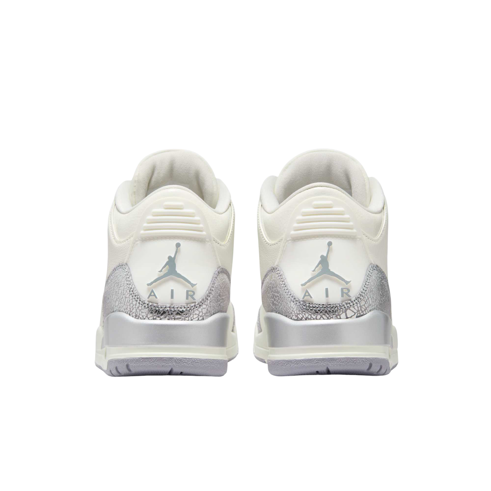 (Women's) Air Jordan 3 Retro "Sail / Cement Grey" (2025) [CK9246-100] Sneakers in Beige | FOOT NINJAS {5}