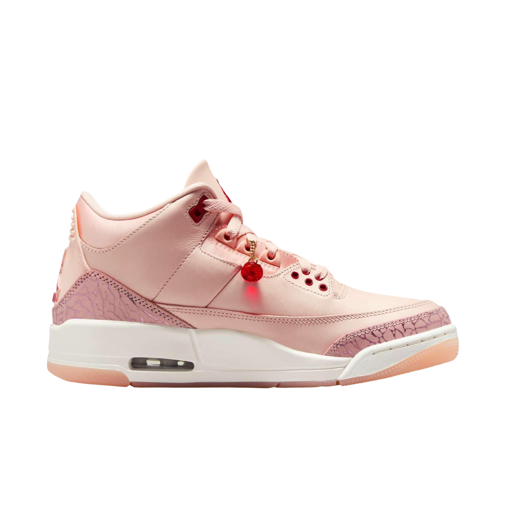 (Women's) Air Jordan 3 Retro "Valentine's Day / Treat Yourself" (2025) [HJ0178-600] Sneakers in Pink | FOOT NINJAS {2}