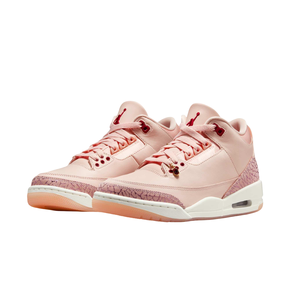 (Women's) Air Jordan 3 Retro "Valentine's Day / Treat Yourself" (2025) [HJ0178-600] Sneakers in Pink | FOOT NINJAS {3}