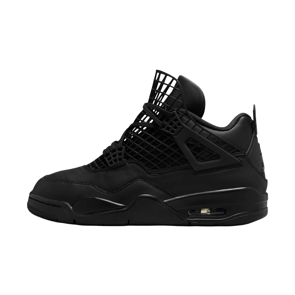 (Women's) Air Jordan 4 Retro NET "Black / Metallic Silver" (2025) [FN7251-001] Sneakers in Black | FOOT NINJAS {1}
