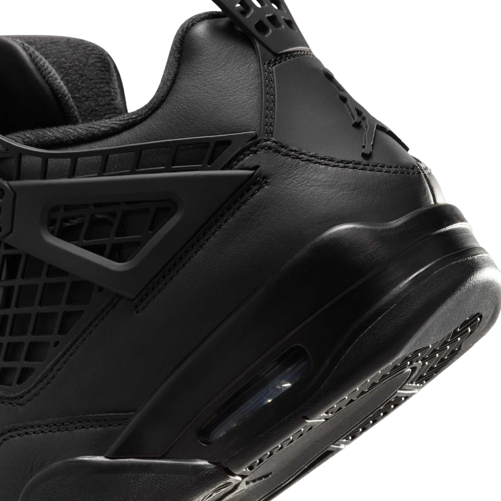 (Women's) Air Jordan 4 Retro NET "Black / Metallic Silver" (2025) [FN7251-001] Sneakers in Black | FOOT NINJAS {10}