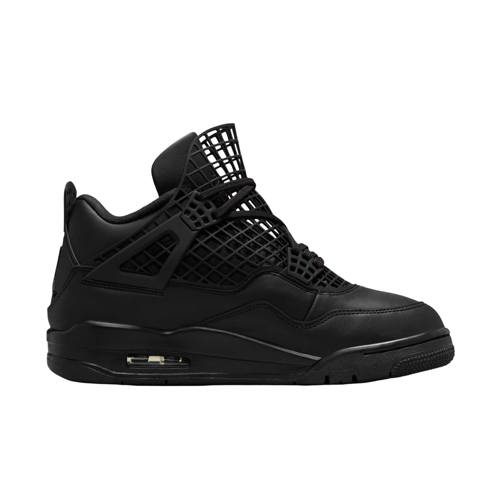 (Women's) Air Jordan 4 Retro NET "Black / Metallic Silver" (2025) [FN7251-001] Sneakers in Black | FOOT NINJAS {2}