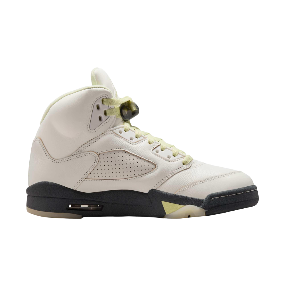 (Women's) Air Jordan 5 Retro "Luminous Green" (2025) [IM7592-130] Sneakers in Beige | FOOT NINJAS {2}