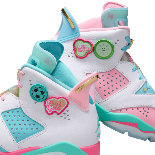 (Women's) Air Jordan 6 Retro DB x Jillian Beagley "Doernbecher" (2025) [IB6059-920] Sneakers in Multicolor | FOOT NINJAS {11}
