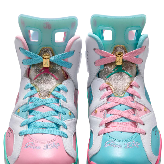 (Women's) Air Jordan 6 Retro DB x Jillian Beagley "Doernbecher" (2025) [IB6059-920] Sneakers in Multicolor | FOOT NINJAS {8}